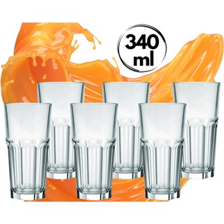 JOGO DE COPOS COM 6 PEÇAS JADE LONG DRINK