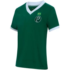 Camisa Palmeiras Retrô 1951 Verde Feminina Oficial
