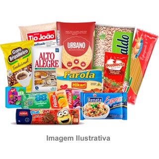 Cesta Básica 16 Itens Produtos De Qualidade Doação Social em Oferta na Shopee