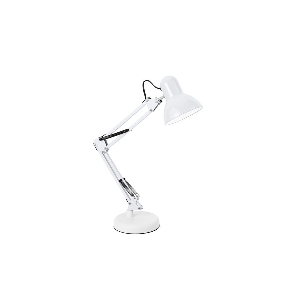 LUMINÁRIA MESA DESK LÂMPADA  BRANCA C/ GARRA GMH