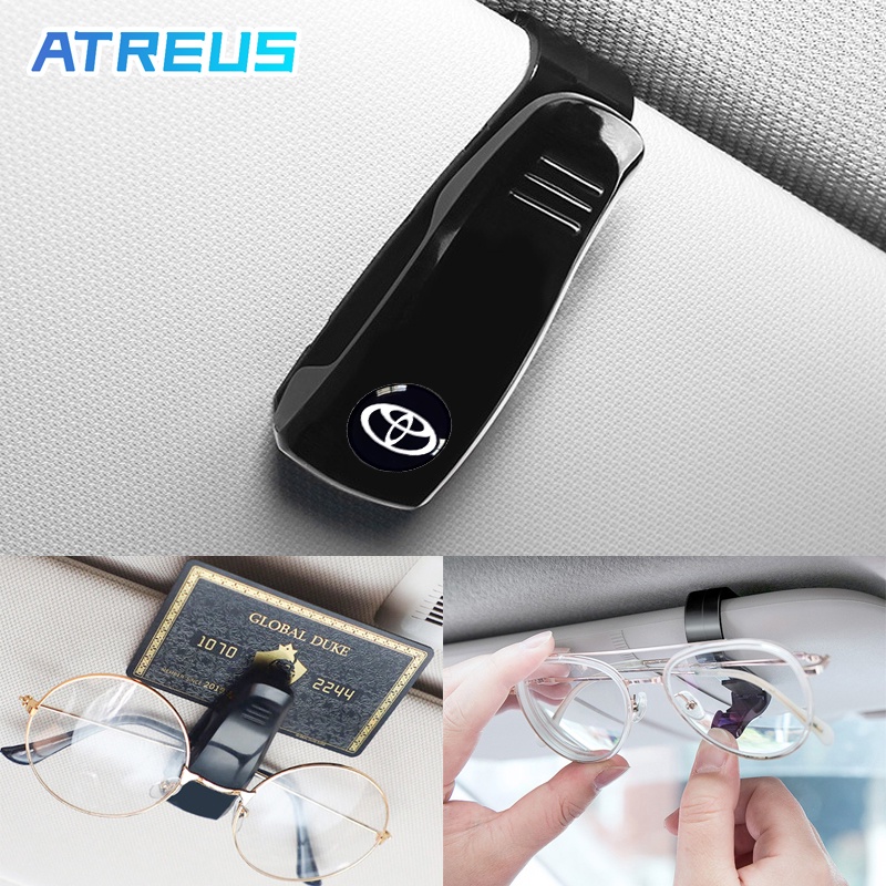 1 Peça Toyota Clipe Para Óculos De Carro Suporte Sol Clip De Visor Solar De Veículos Para Toyota Corolla Cross Hilux Yaris Etios RAV4 Bandeirante