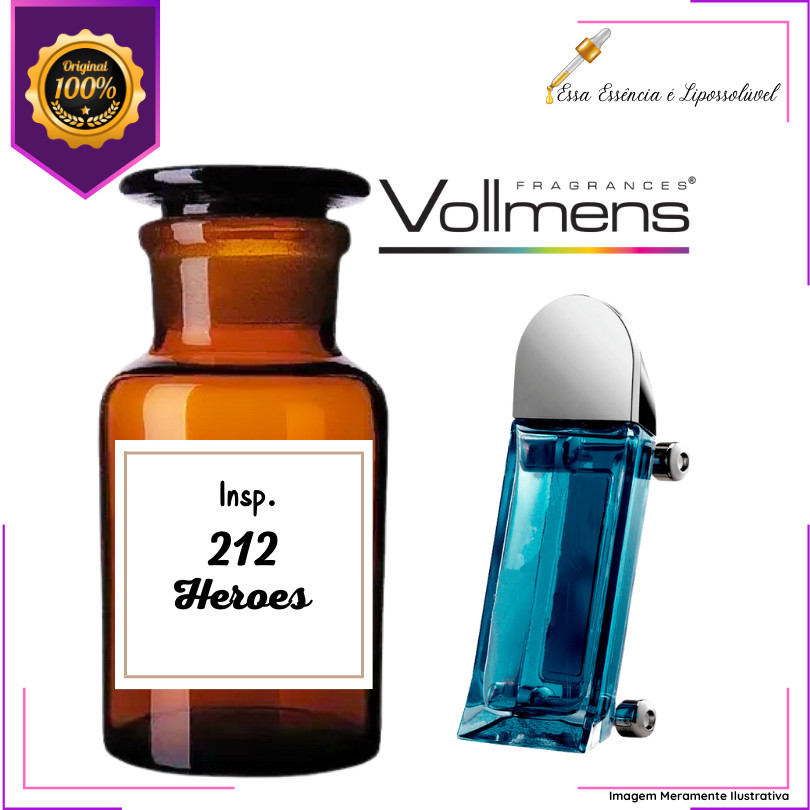 Essência Vollmens Premium Heroes Men LPV - O Toque Sofisticado da Perfumaria Importada Masculina