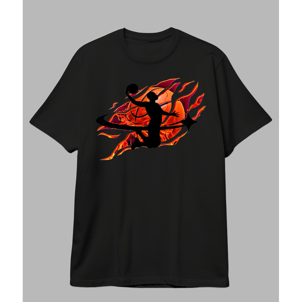 Camiseta Oversized Estampada Masculina Basquete Treino Academia Manga Curta