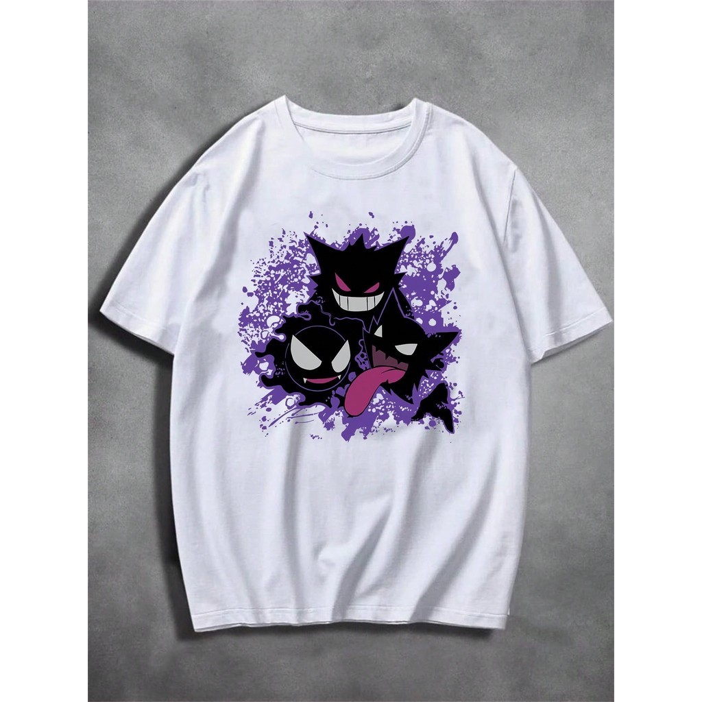 Camiseta Camiseta Anime Genga Evoluções Unissex 100% Algodão Street Lançamento Envio Rápido