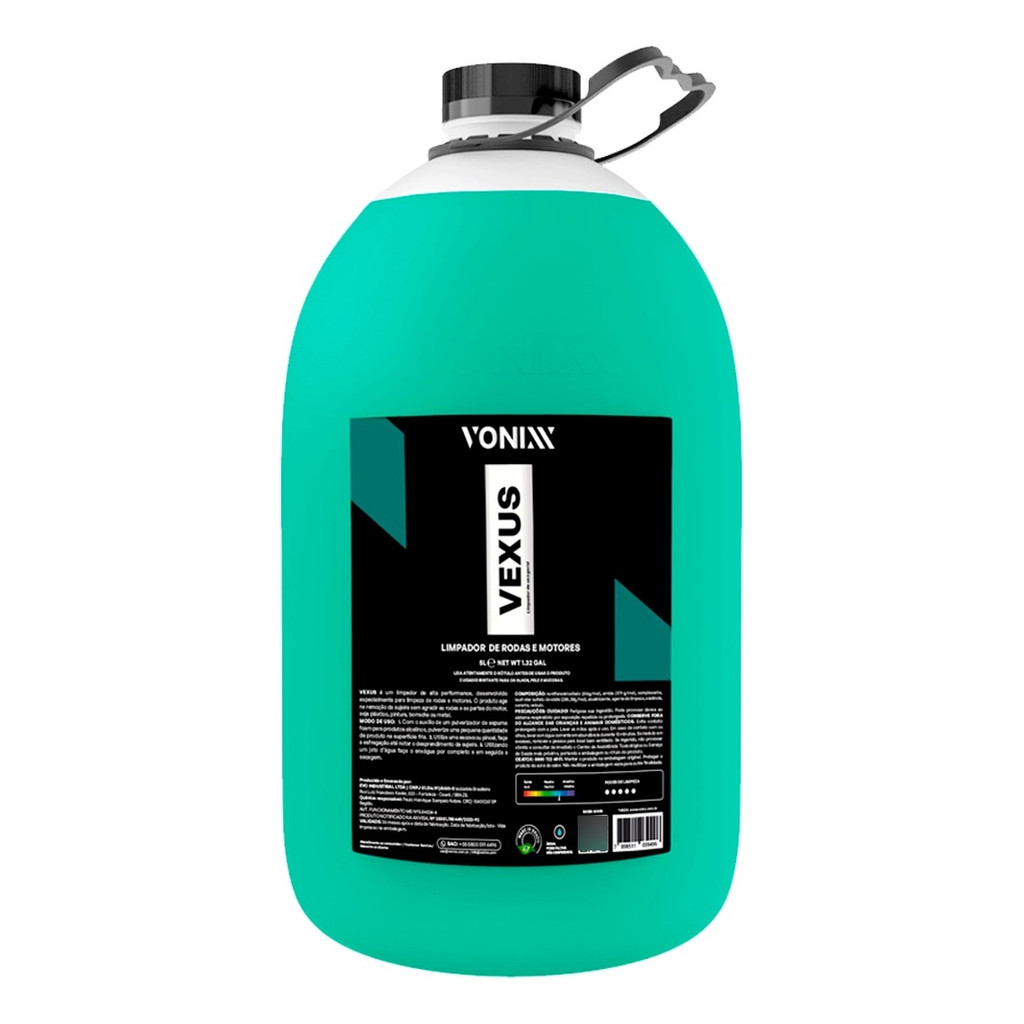 Vexus Vonixx 5l Limpador Uso Geral Rodas E Motor em Oferta na Shopee