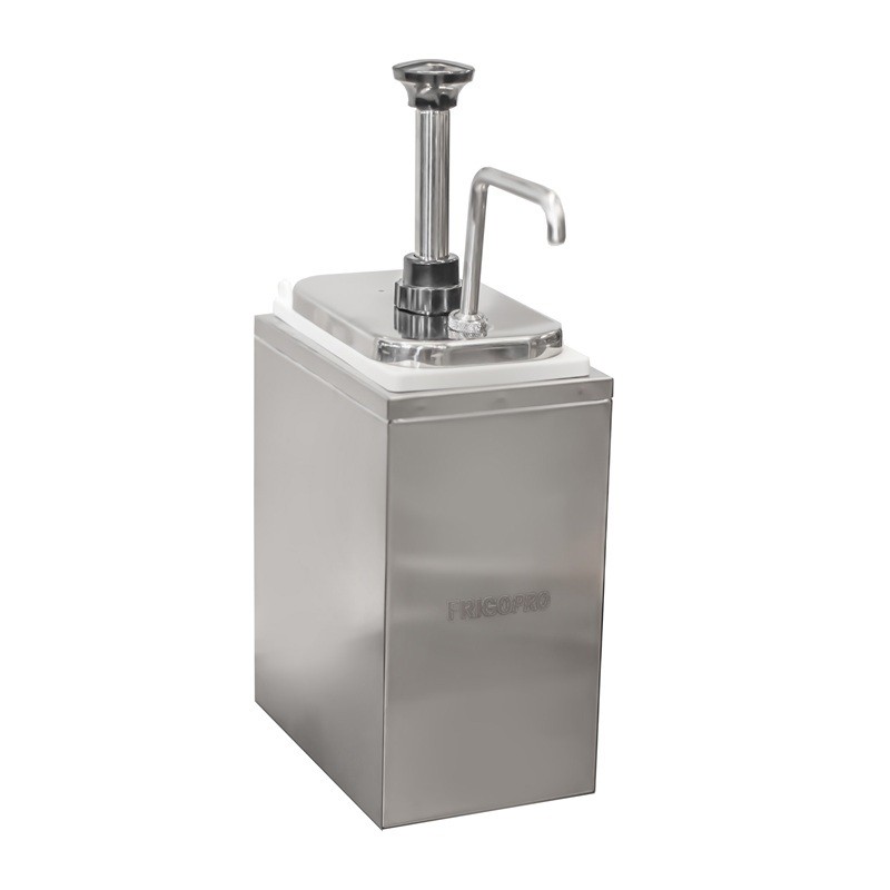 Dispenser Dosador De Molho Ou Condimento Em Aço Inox 3Litros