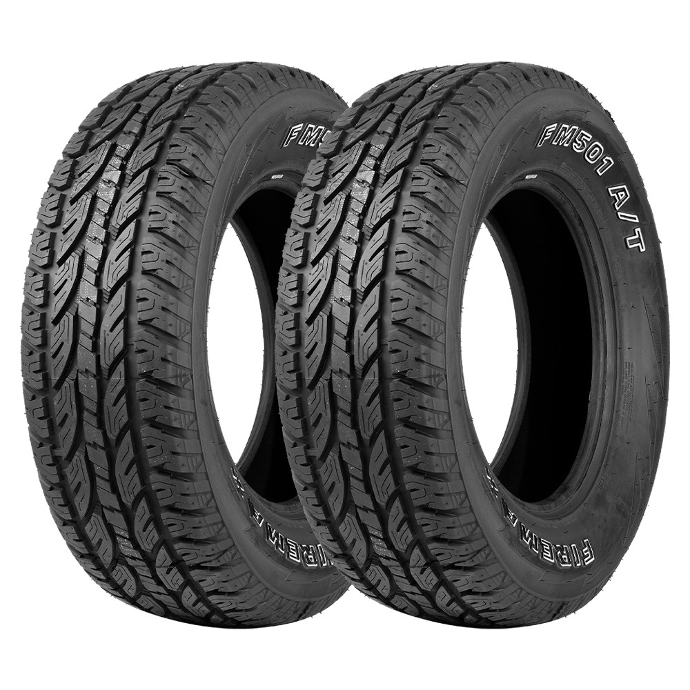 Jogo 2 Pneus Firemax Aro 16 FM501 A/T 245/70R16 107T - Letras Brancas - Automobiles