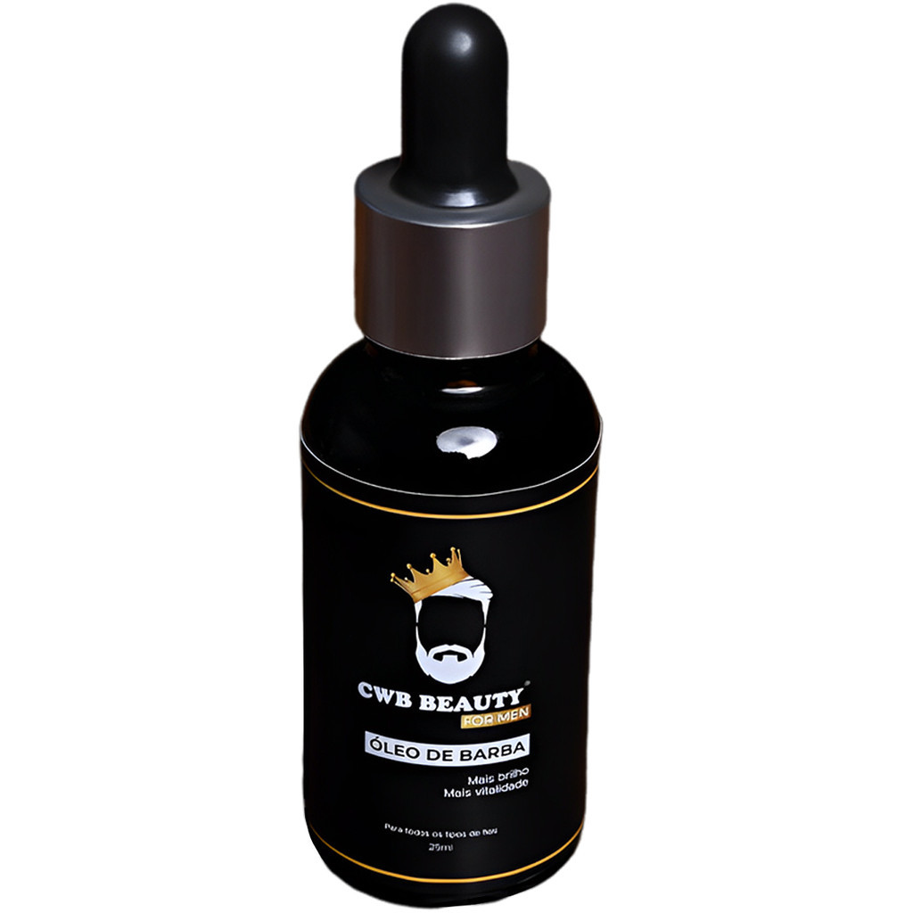 Óleo Barba Conta Gotas Brilho Vitalidade Todas Barbas Fios Hidrata Maciez 25ml CWB Beauty For Men