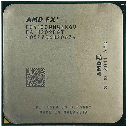Processador Amd FX 4100 3.6ghz Quad-Core 8mb Cache Lga Am3+  OEM s/ cooler Original seminovo