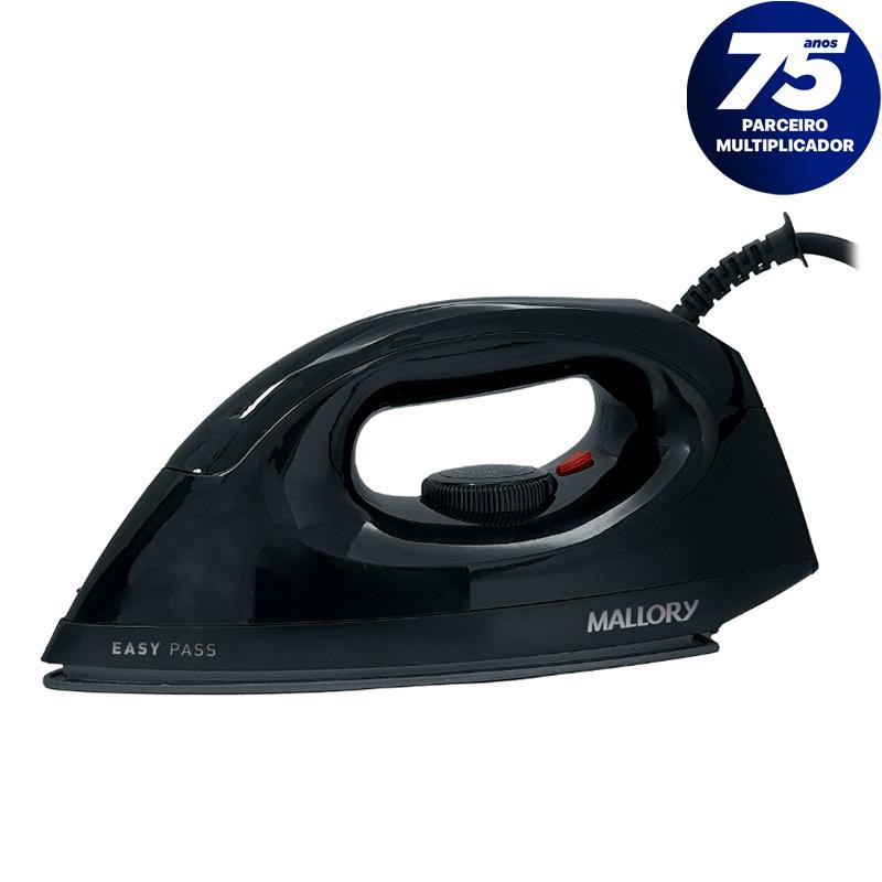 Ferro Roupa A Seco Mallory Easy Pass 127V em Oferta na Shopee