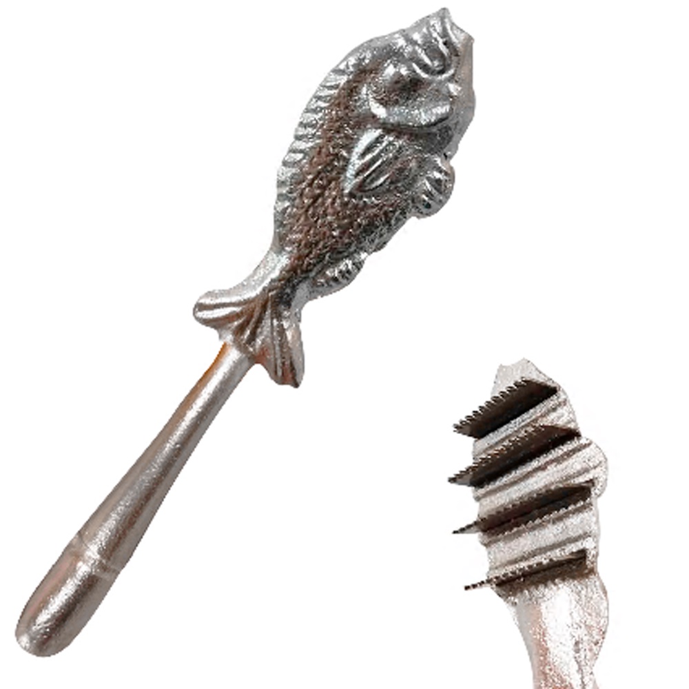 Escamador De Peixe Descamador Aço Escamar Profissional