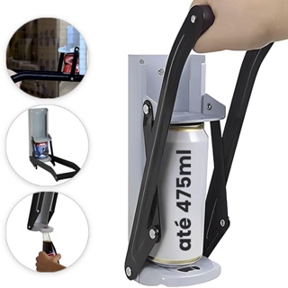 Amassador De Latinha De Cerveja Latas Refri Com Abridor De Garrafa Em Aço Até 475ml em Oferta na Shopee
