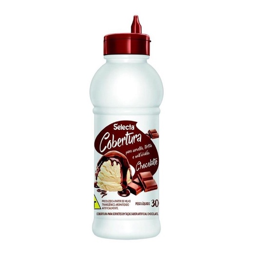 Cobertura Para Sorvete Sabor Chocolate 1,3kg Selecta