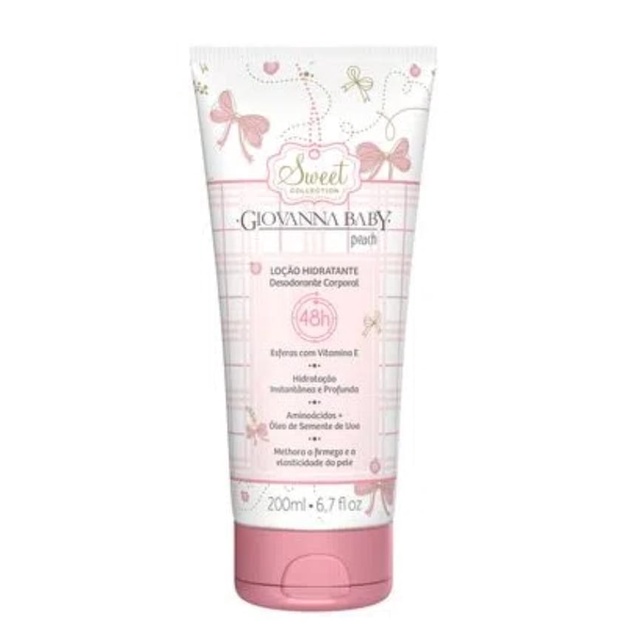 Loção Hidratante Corporal Giovanna Baby Peach 200ml