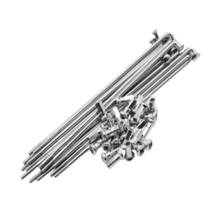 Jogo Raios Roda Cromado 4mm Honda Titan 150 Freio A Lona