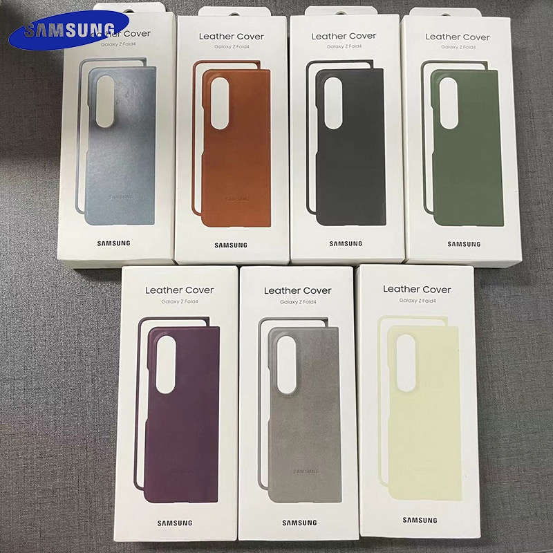 Capa De Couro De Alta Qualidade Para Samsung Galaxy Z fold 4 5 Fold5 Phone PU Dobra 5 4 Protetora Anti-Queda