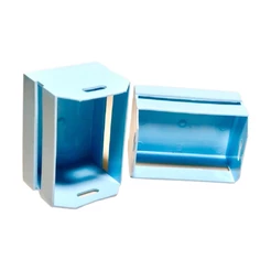 Mini Caixote - Azul Bebe - 12x7cm - 1 UN - Rizzo