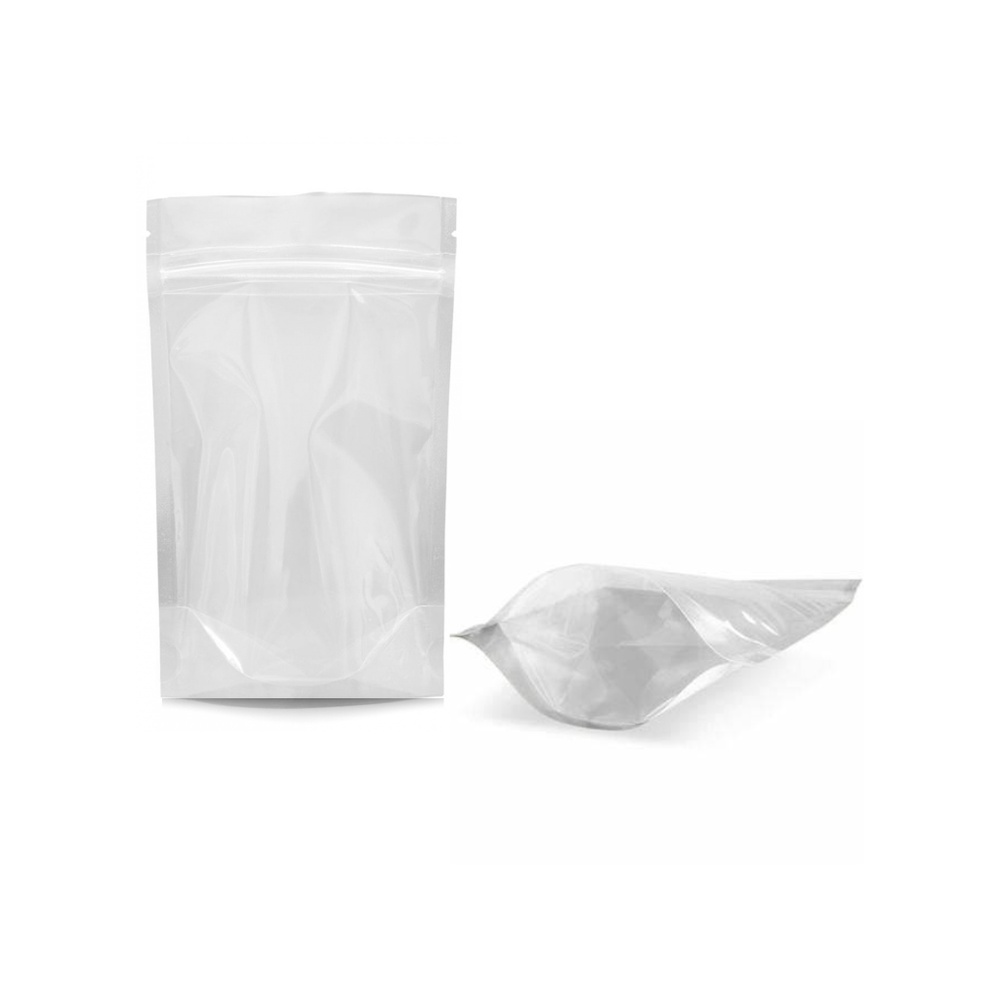 Saco Stand Up Pouch Transparente Fecho Zip 14x22 1000un