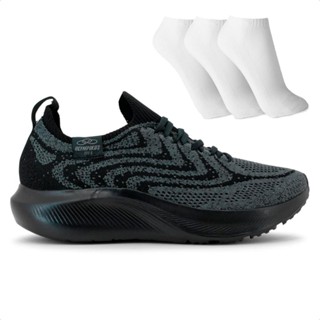 Tênis Olympikus 232 G Ultraleve Masculino + 3 Pares de Meias