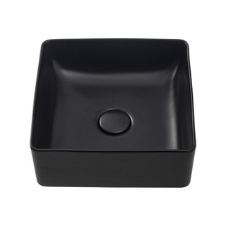 Cuba De Apoio Para Banheiro Quadrada Slim Louça Cerâmica 31 cm Crisoprásio Pingoo - Preto Fosco em Oferta na Shopee