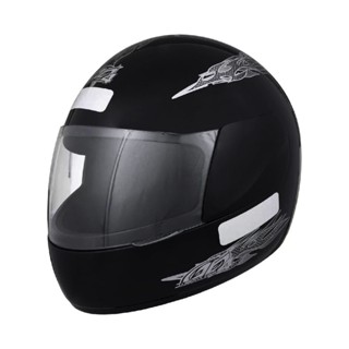 Capacete Tamanho 56 Preto Fechado ProTork Com Viseira Injetada Transparente Casco ABS E Revestimento EPS