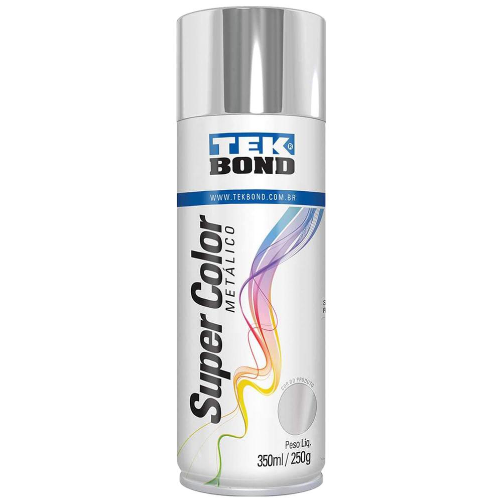 Tinta Spray Metálico Cromado 350ml / 250g Tekbond TSM1198 em Oferta na Shopee