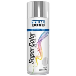 Tinta Spray Metálico Cromado 350ml / 250g Tekbond TSM1198