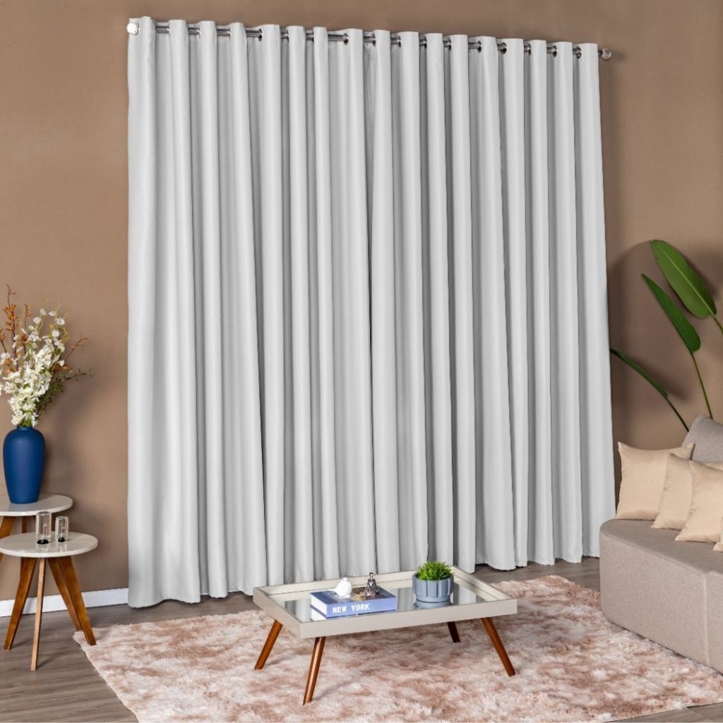 Cortina Para Sala Blecaute em Tecido Premium Blackout em Oferta na Shopee