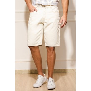 Bermuda Masculina Sarja - Off White