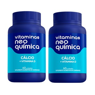 Kit 2 Cálcio + Vitamina D 60 Cápsulas - Neo Química