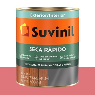 Tinta Esmalte Bril. Base Água Suvinil Goiaba 800 ml