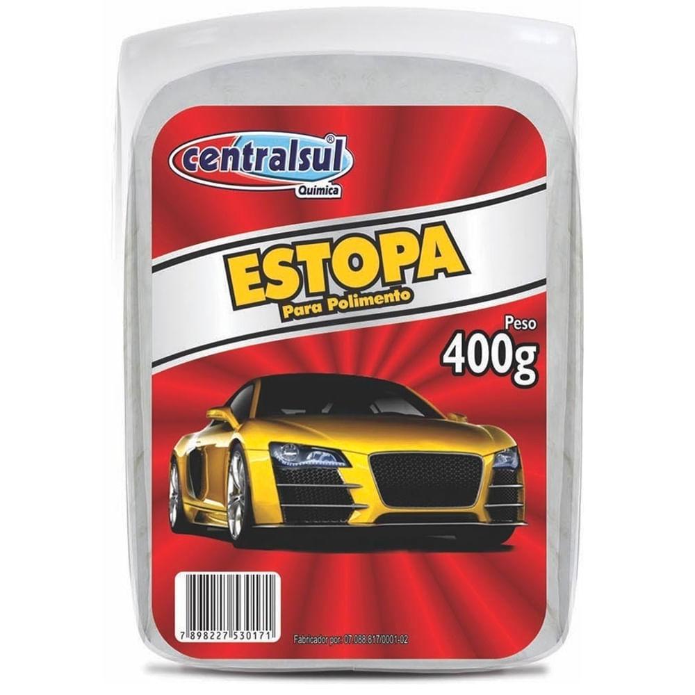 Estopa Polimento Carro Algodão 400g Centralsul