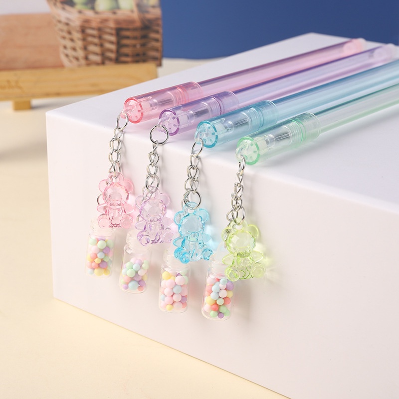Pingente De Cristal Caneta De Urso Prêmio De Presente Para Estudantes