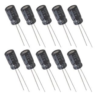 Capacitor Eletrolítico 330uF 16V - Kit 10 Peças