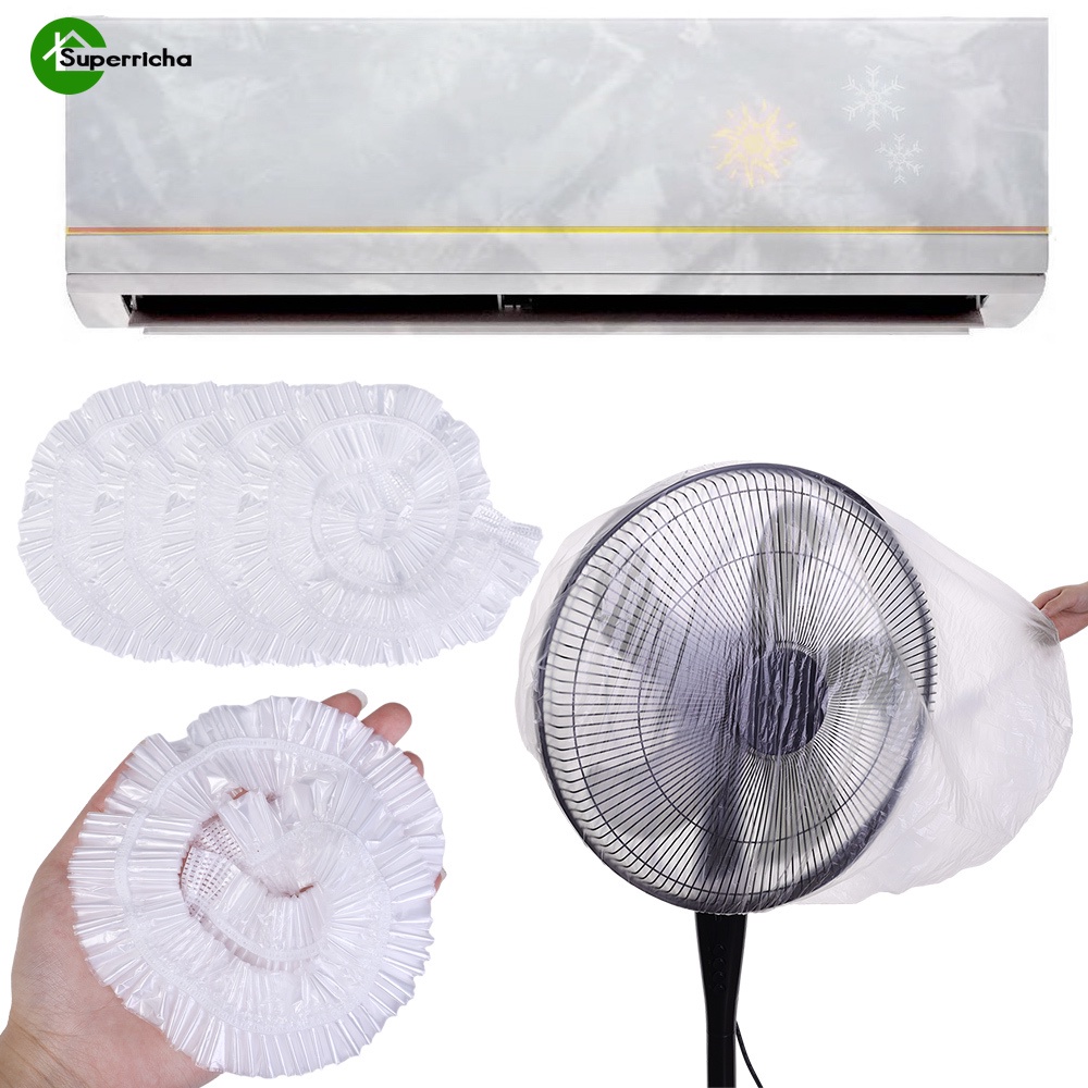 70 * 145cm Cobertura De Móveis Grandes/Suprimentos Para Armazenamento De Aparelhos Domésticos/Universal À Prova D'água Ar Condicionado Descartável De Poeira Do Ventilador Transparente