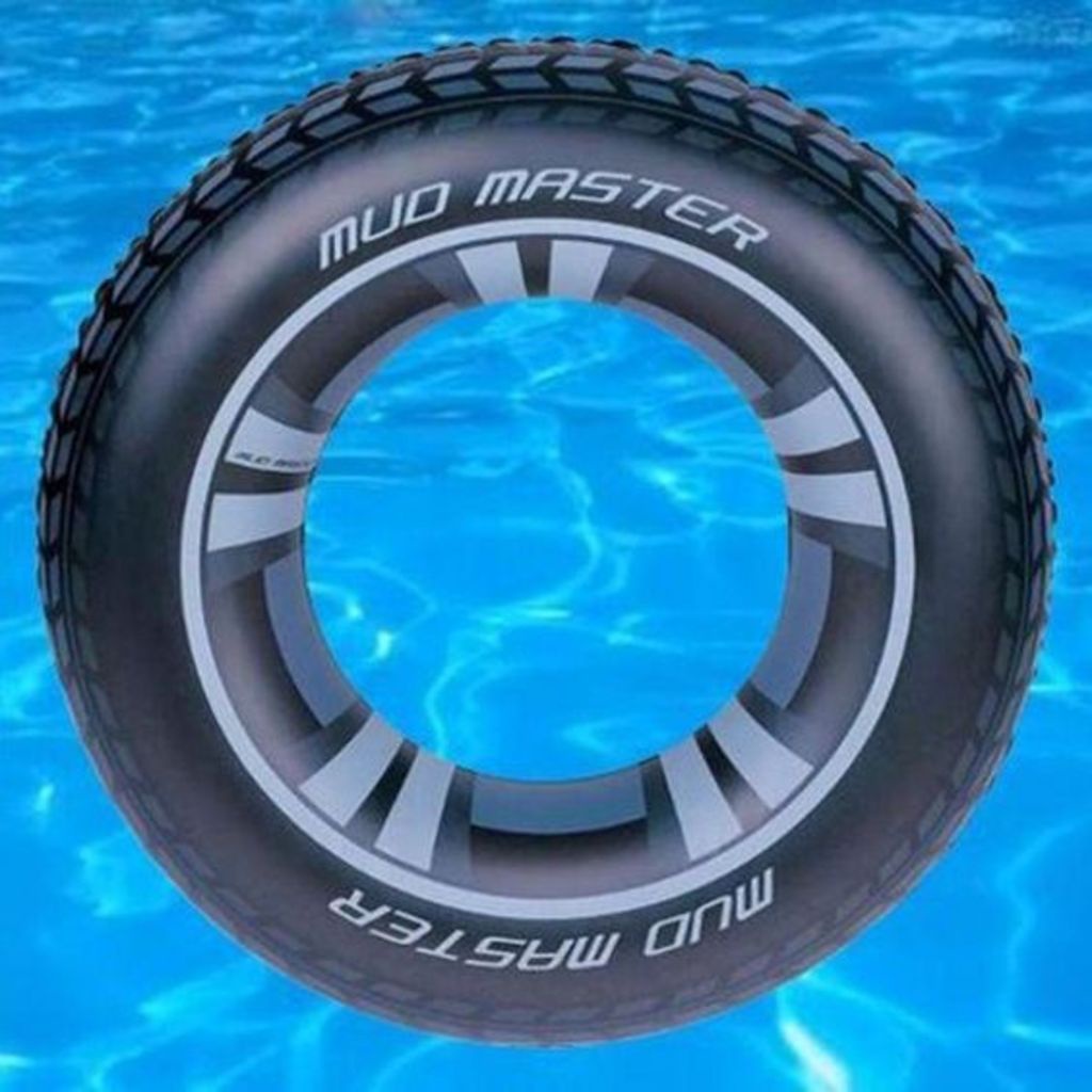 Boia Pneu Inflável Redonda Praia Piscina. em Oferta na Shopee