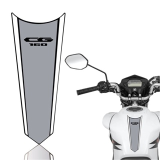Adesivo Faixa Gravata Tanque Moto Cg 125/150/160  Titan Fan Start Cinza Branco em Oferta na Shopee