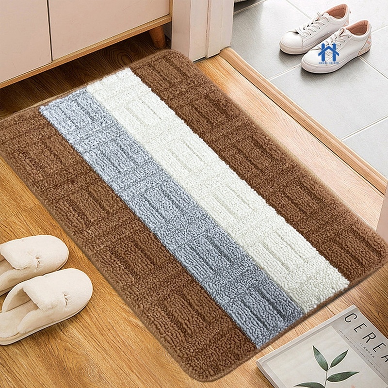 Tapete Capacho para Porta ou Banheiro Antiderrapante 40x60 cm Alta Suavidade e Qualidade Colorido