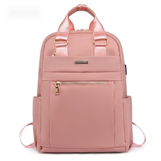 HTB 15.6 Bolsa Para Notebook Escolar À Prova De Choque Mochila De Viagem Recarregável Em Nylon D