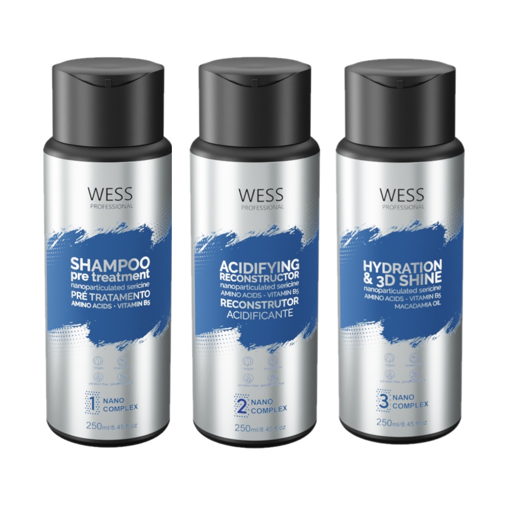 Wess Kit Nano Selagem 3 passos em Oferta na Shopee