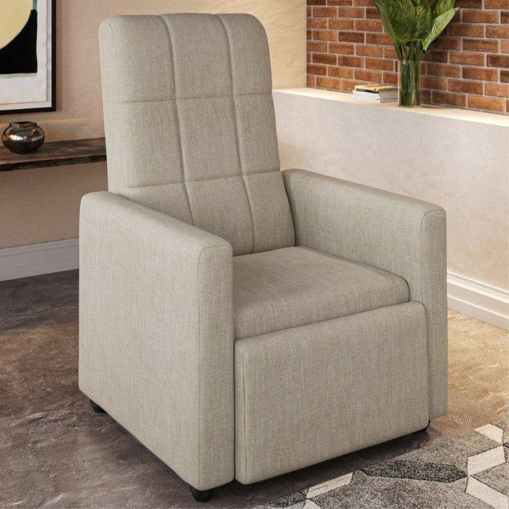 Poltrona Verde Reclinável Diana Delare em Oferta na Shopee