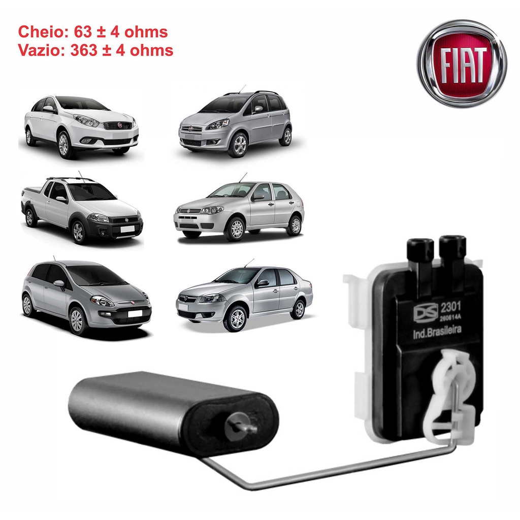 SENSOR NIVEL COMBUSTIVEL FIAT UNO PALIO SIENA IDEA em Oferta na Shopee