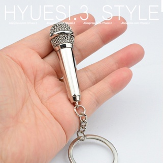 Mini Microfone Pingente Porta-Chaves Cantor Rapper Música Amante Rock Homens Mulheres Bolsa Acessório Festa Presentes em Oferta na Shopee