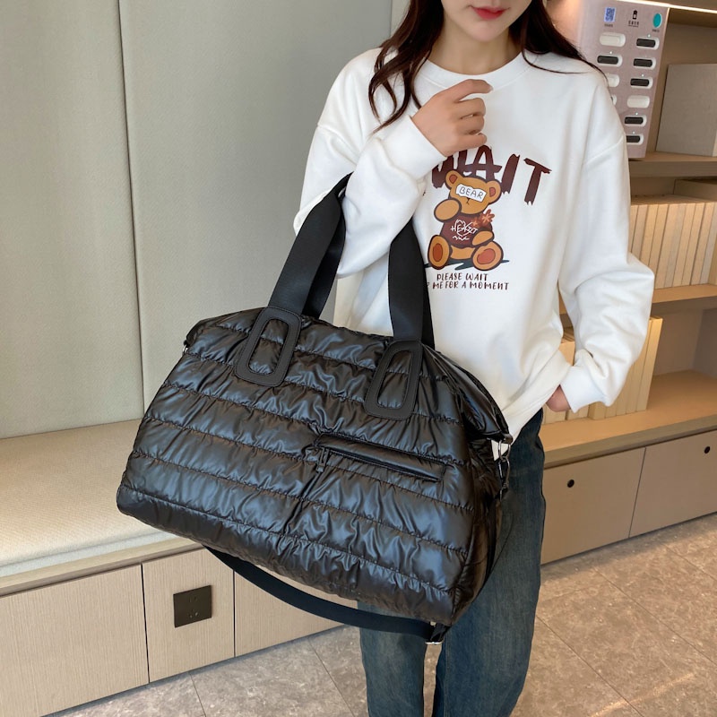 Grande Capacidade Moda Bolsa de Viagem de Curta Distância para Mulheres Boa aparência Trendy Gym Bag Treinamento de Natação Sports Bag