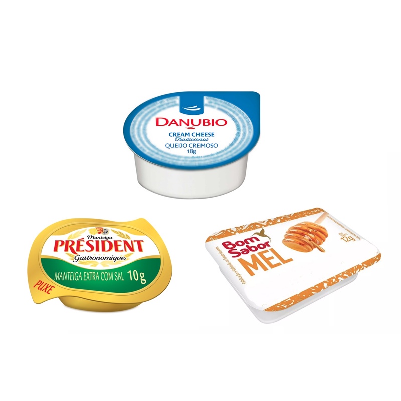 Kit Blister Sache, Cream Cheese 12, Manteiga 12, Mel 12