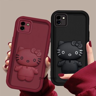 Caixa Samsung A03 Nova TPU Soft Case Cute fashion Cat Phone Vem Com Lente De Suporte Cobertura Total E Proteção Anti-Queda