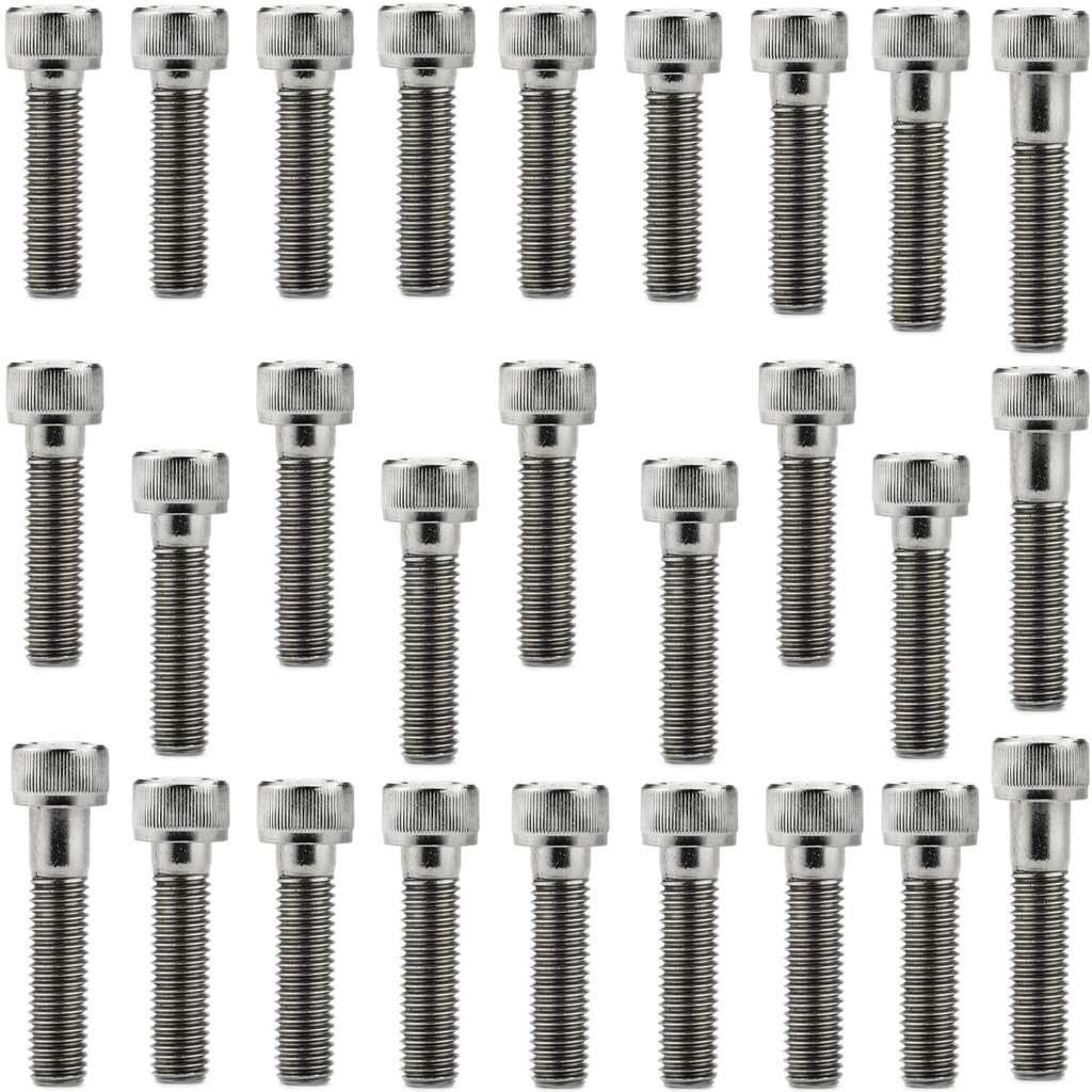 Kit parafusos inox tampa motor lateral esquerda+direita XLX250R XLX 250R 1984 a 1992