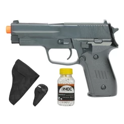 Pistola Airsoft Vg P226 Spring 6mm Rossi+BBS+Coldre/Capa
