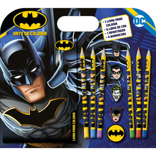 Batman Arte de Colorir - com Lápis de Cor em Oferta na Shopee