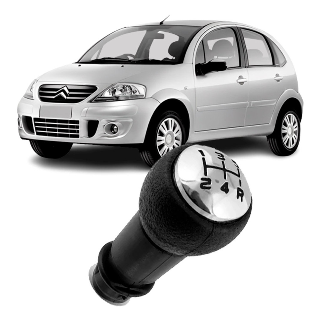 Manopla Bola De Cambio C3 C4 Xsara Picasso - Cromado